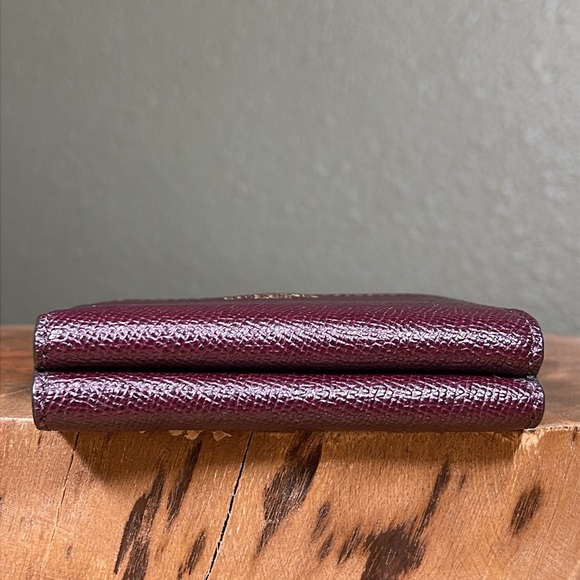 RARE COLOR COACH SMALL TRIFOLD WALLET IN GEOMETRIC COLORBLOCK - Picture 4 of 14